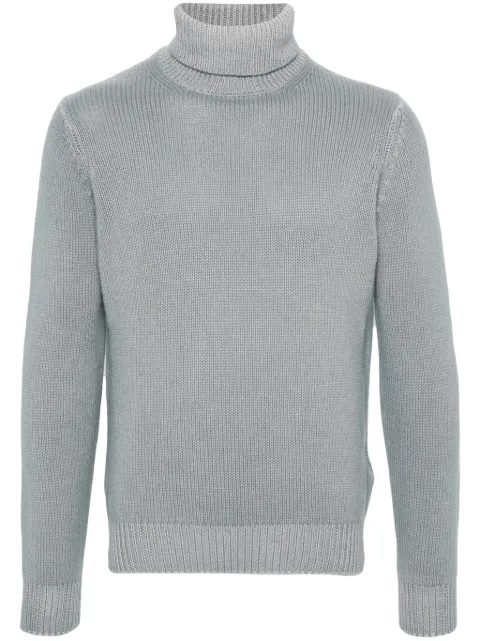 Dell'oglio roll-neck knit jumper Grey DV1MLWSC5RV