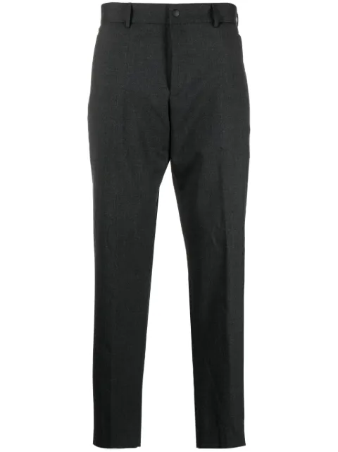 PT Torino Sigma twill-weave tailored trousers Grey CORSRAZC0KLTPO80