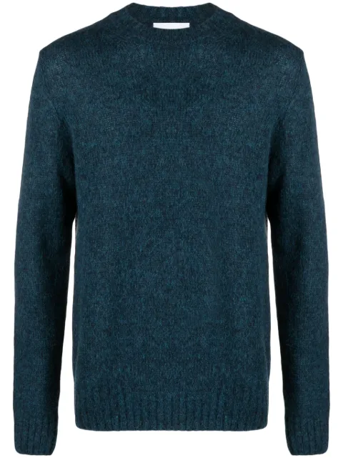 Lardini fisherman's-knit mélange jumper Blue ITLMML346IT61016