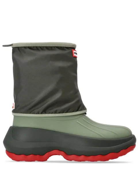 Kenzo x Hunter logo-patch boots Green FD62BT902F91