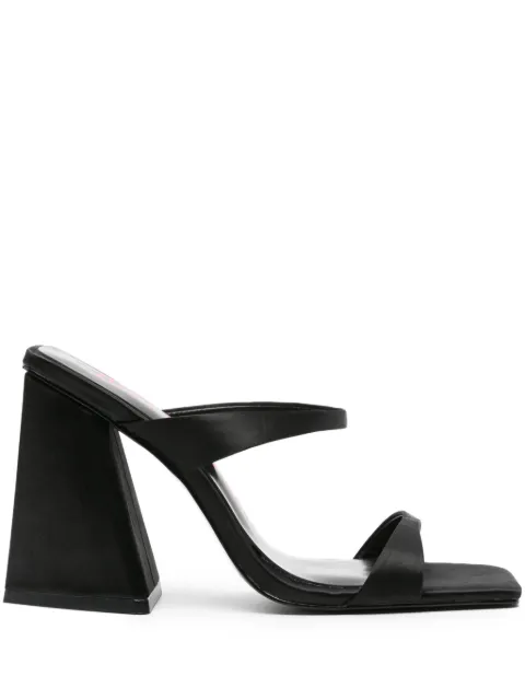Just Cavalli 105mm square-toe sandals Black 76RA3S40ZSA29