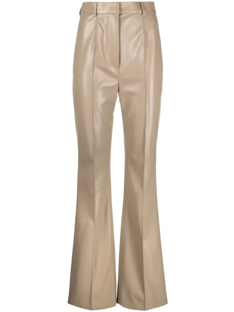 Nanushka Leena high-waist straight-leg trousers Neutrals NW24RSPA01579
