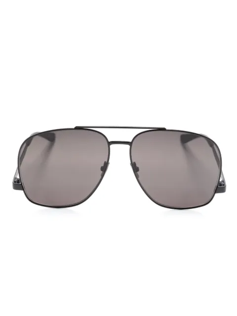 Saint Laurent Eyewear Leon oversized-frame sunglasses Black SL653LEON002