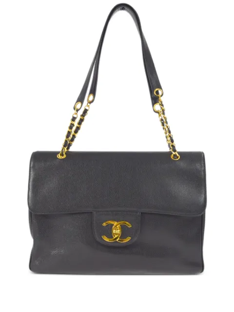 CHANEL Pre-Owned 1995 CC tote bag Black 3037004