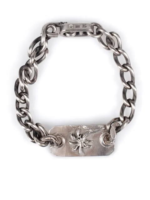 WERKSTATT:MÜNCHEN Palm cable-link chain detailing bracelet Silver M2607SI