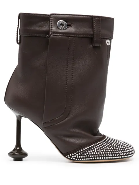 LOEWE Toy 95mm leather boots Brown L815285X81