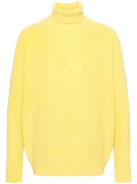 OAMC Whistler roll-neck jumper Yellow 23A28OAK10