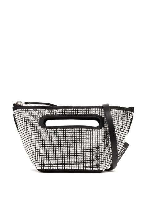 The Attico Via Dei Giardini 15 crystal tote bag Silver 241WAH48V015B
