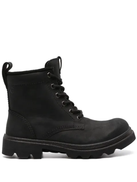 ECCO Grainer lace-up suede boots Black 21471302001