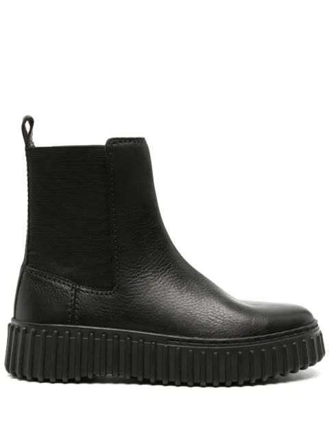 Clarks Torhill Maple leather Chelsea boots Black 26173858