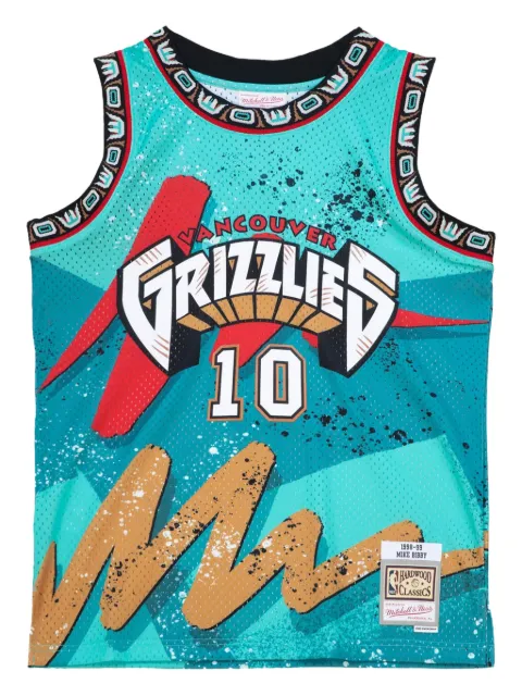 Mitchell & Ness Mike Bibby NBA Vancouver Grizzlies 1998/99 Swingman tank top Green TFSM1253VGR98MBITEAL