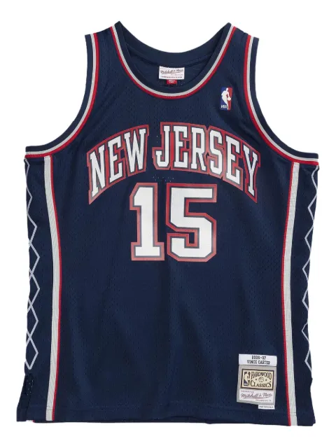 Mitchell & Ness x NBA NJ Nets 06 Vince Carter Swingman tank top Blue SMJYAC19170NJNNAVY06VCA