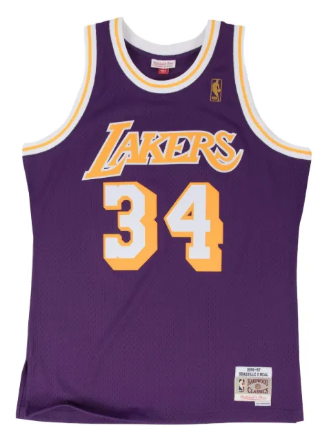 Mitchell & Ness Shaquille O'Neal NBA Los Angeles Lakers 1996 Road Swingman tank top Purple SMJYGS18178LALPURP96SON