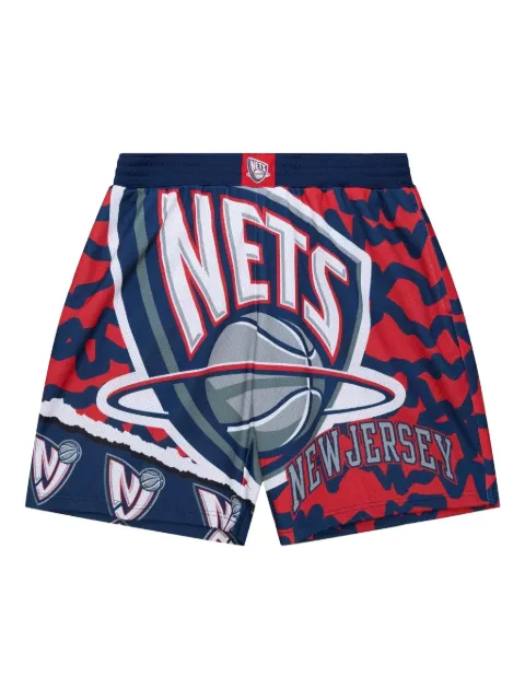 Mitchell & Ness Jumbotron 2.0 Sublimated "NFL Boston Red Sox" shorts Red PSHR1220BRSYYPPPNYRD