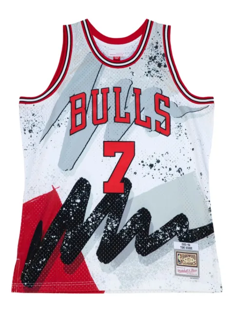 Mitchell & Ness Toni Kukoc NBA Chicago Bulls 1997 Hyper Hoops Swingman tank top White TFSM1253CBU97TKUWHIT