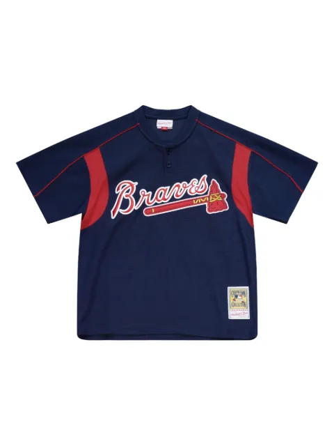 Mitchell & Ness "MLB Atlanta Braves 2003 Chipper Jones" baseball jersey Blue ABPJ3334ABR03CJONAVY
