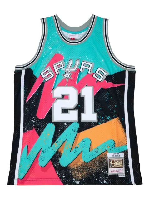 Mitchell & Ness Tim Duncan NBA San Antonio Spurs 1998 Hyper Hoops Swingman tank top Black TFSM1253SAS98TDUMTBK
