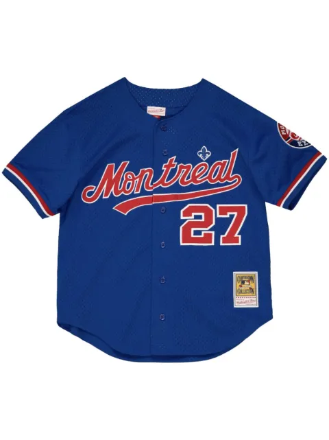 Mitchell & Ness "MLB Montreal Expos 1997 Vladimir Guerrero" Authentic BP BF jersey T-shirt Blue ABBFAC20024MEXROYA97VGU