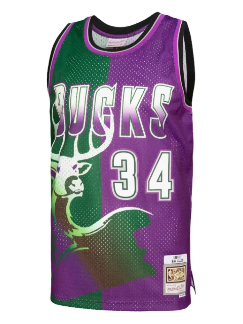 Mitchell & Ness Ray Allen NBA Milwaukee Bucks 1996 Swingman tank top Green SMJY4845MBU96RALGNPR
