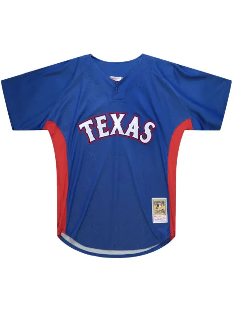 Mitchell & Ness "MLB Texas Rangers 2010 Vladimir Guerrero" Batting Practice jersey T-shirt Blue ABPJ3349TRN10VGUROYA