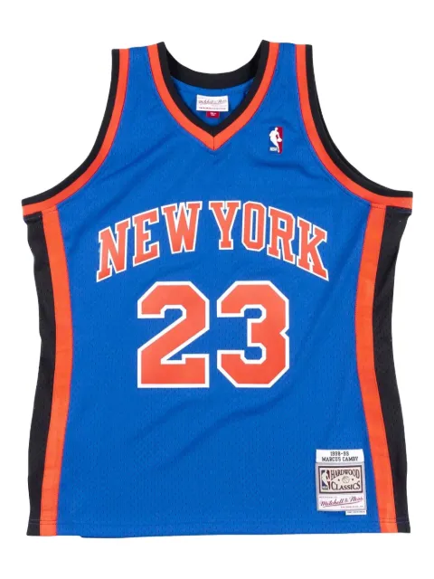 Mitchell & Ness x NBA New York Knicks 98-99 Marcus Camby Swingman tank top Blue SMJYGS18449NYKROYA98MCM