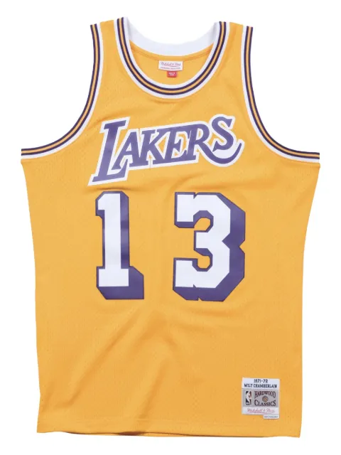Mitchell & Ness x NBA Lakers 71-72 Wilt Chamberlain Swingman tank top Yellow SMJYAC18092LALLTGD71WCM