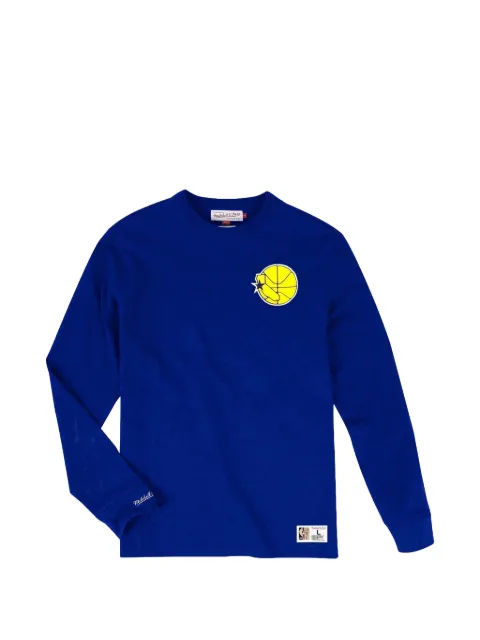 Mitchell & Ness x NBA Golden State Warriors long-sleeve T-shirt Blue LNSLDF18010GSWROYA1