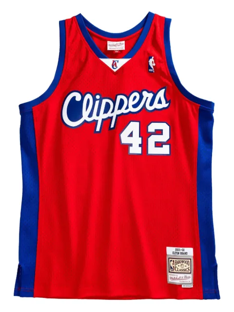 Mitchell & Ness Elton Brand NBA Los Angeles Clippers 2001 Swingman tank top Red SMJYSB19037LACSCAR01EBR