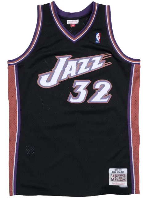 Mitchell & Ness "NBA Jazz 96-97 Karl Malone" Swingman jersey vest top Black SMJYLG18034UJABLCK98KMA