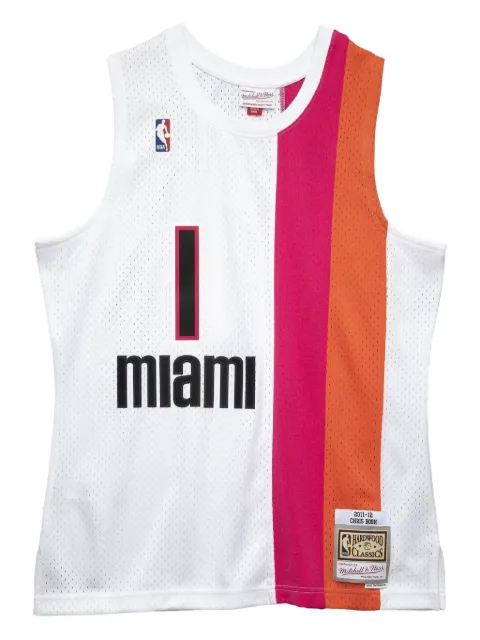 Mitchell & Ness "NBA Heat 2011 Chris Bosh" swingman jersey White SMJYGS20056MHEWHIT11CBO