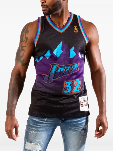 Mitchell & Ness Reload Swingman "NBA Utah Jazz 1996 Karl Malone" t-shirt Black SMJYCP19302UJABLCK96KMA