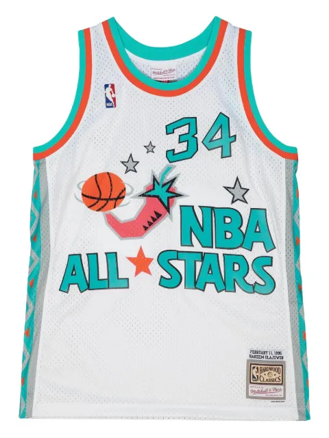 Mitchell & Ness x NBA All Star 96 Hakeem Olajuwon Swingman tank top White SMJYCP19208ASWWHIT96HOL