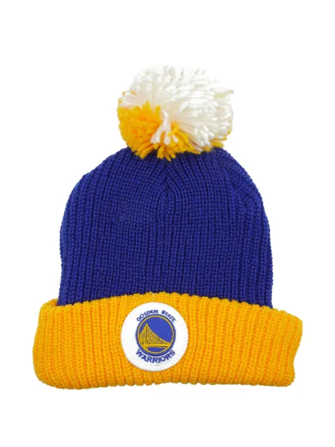 Mitchell & Ness x NBA Golden State Warriors pom-pom beanie hat Blue KN34ZMTCA5WARRI