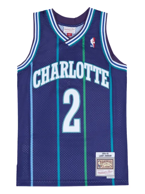 Mitchell & Ness x NBA Charlotte Hornets 94 Larry Johnson Swingman Alt tank top Purple SMJYAC18008CHOPURP94LJO