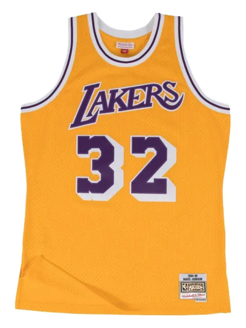 Mitchell & Ness x NBA Lakers 84 Magic Johnson Swingman Home tank top Yellow SMJYGS18175LALLTGD84EJH