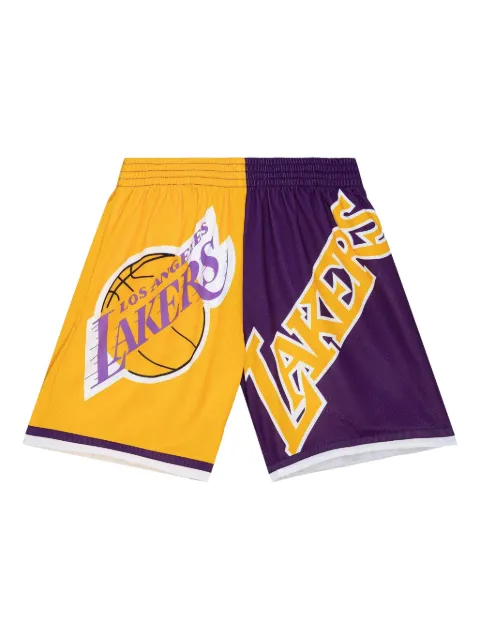 Mitchell & Ness x NBA LA Lakers Big Face 5.0 shorts Yellow PSHR4351LALYYPPPYELL