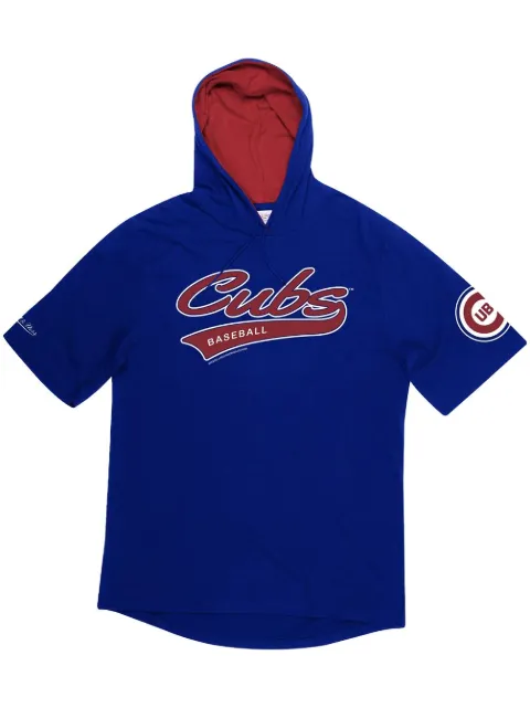 Mitchell & Ness "MLB Chicago Cubs" short-sleeve hoodie Blue HDSSAJ19007CCUROYA