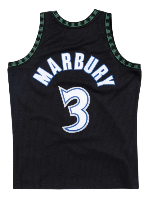 Mitchell & Ness x NBA Minnesota Timberwolves 97 Marbury Swingman tank top Black SMJYGS18393MTIBLCK97SMB