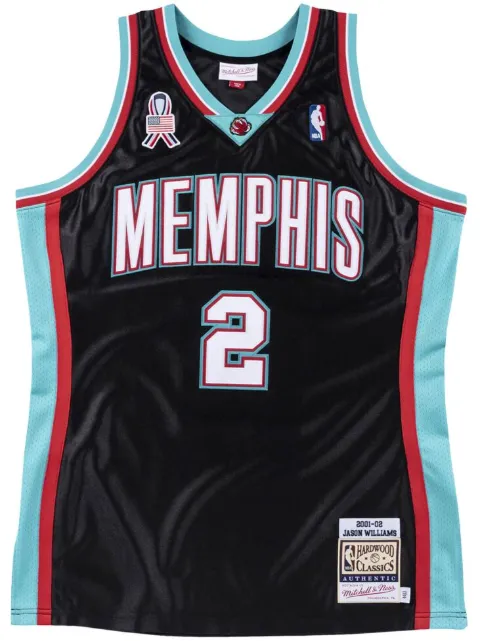 Mitchell & Ness "NBA Memphis Grizzlies 01-02 Jason Williams" basketball jersey Black AJY4GS18460MGRBLCK01JWI