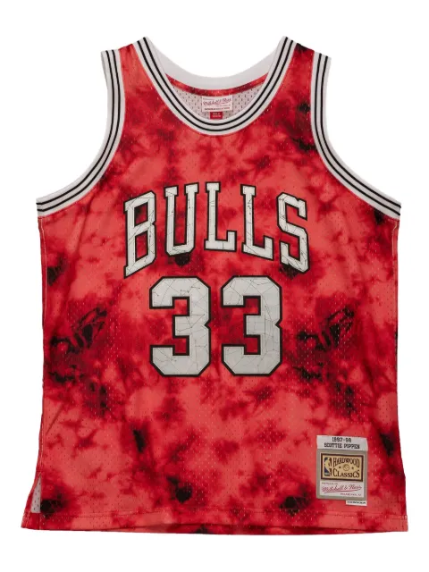 Mitchell & Ness x NBA Chicago Bulls 1997 Pippen Galaxy Swingman tank top Red SMJYKM19053CBURED197SPI