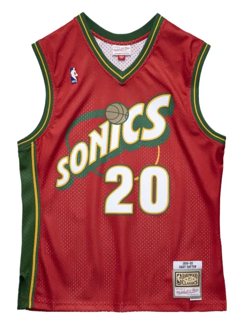 Mitchell & Ness x NBA Seattle Supersonics 1999 Gary Payton Swingman tank top Red SMJYGS20057SSURED199GPA