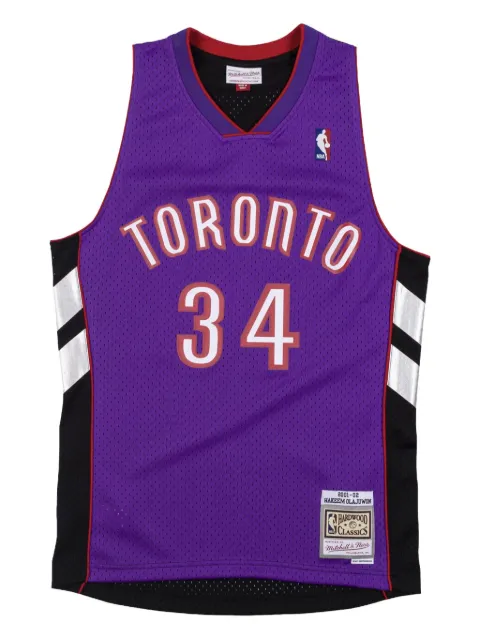 Mitchell & Ness x NBA Toronto Raptors 2001-02 Hakeem Olajuwon Swingman tank top Purple SMJYLG19085TRARTPR01HOL