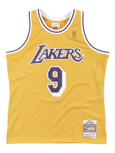 Mitchell & Ness x NBA LA Lakers 1996 Nick Van Exel Swingman tank top Yellow SMJYLG19014LALLTGD96NVE