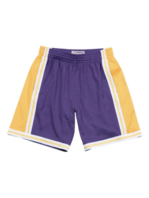Mitchell & Ness x NBA LA Lakers 84-85 Swingman Road shorts Purple SMSHGS18235LALPURP84