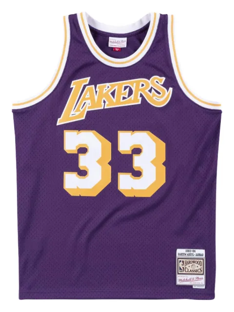 Mitchell & Ness x NBA Lakers 83 Kareem Abdul-Jabbar Swingman tank top Purple SMJYAC18109LALPURP83KAB