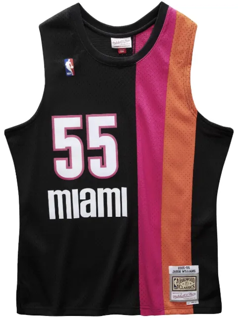 Mitchell & Ness "NBA Heat 05 Jason Williams" Swingman jersey vest top Black SMJYCP19244MHEBLCK05JWI