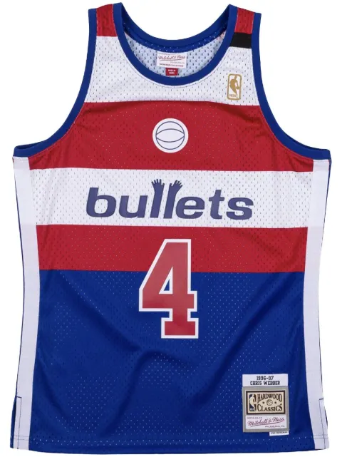 Mitchell & Ness "NBA Washington Bullets 1996 Chris Webber" Swingman jersey vest top Blue SMJYCP19069WBURYRD96CWE