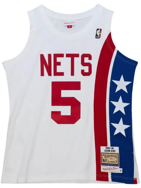 Mitchell & Ness "NBA New Jersey Nets 2005 Jason Kidd" basketball jersey White AJY44484NJN05JKIWHIT