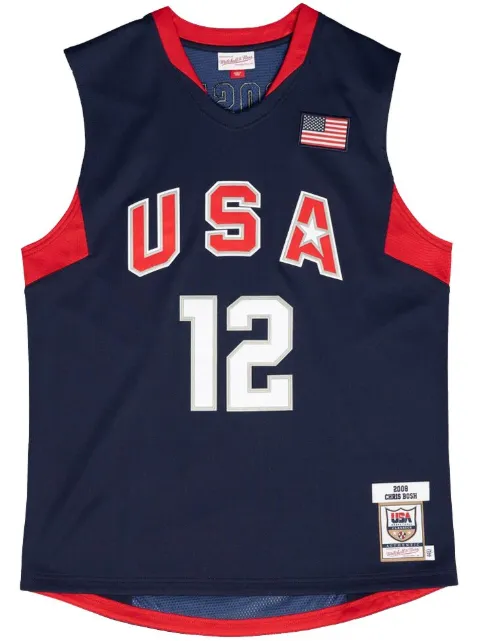 Mitchell & Ness "NBA UAS 2008 Chris Bosh" basketball jersey Blue AJY44386USA08CBONAVY