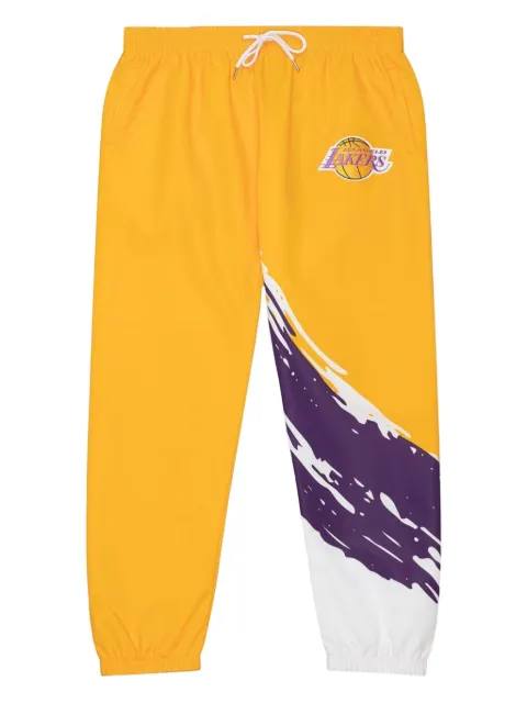 Mitchell & Ness graphic-detail track pants Yellow PWUP3415LALYYPPPMTWH